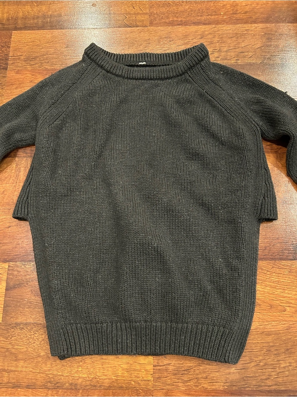 Lululemon Yin to You Sweater Womens
Small Merino Wool Black Chunky Knit